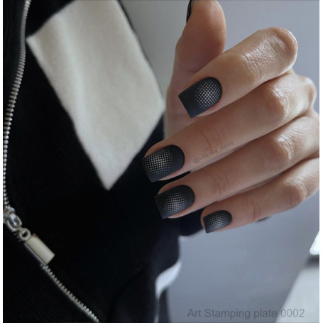 0002 by Vakula Matte stamping schablone + design blatt ART STAMPING