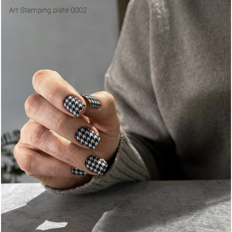 0002 by Vakula Matte stamping schablone + design blatt ART STAMPING