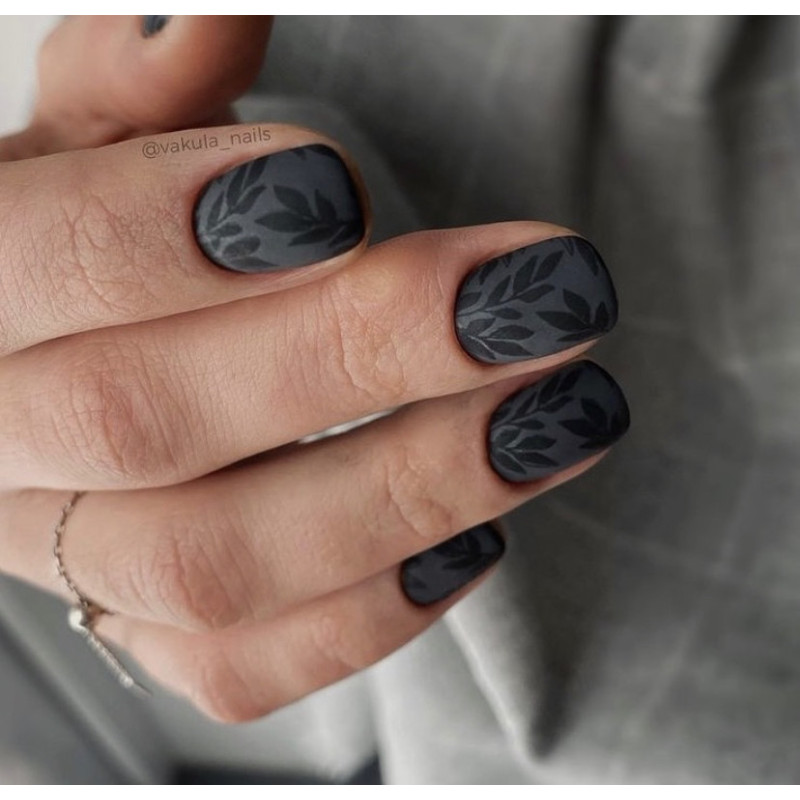 0001 Matte stamping schablone + design blatt ART STAMPING-ALLE SCHABLONEN-Double Beauty Shop