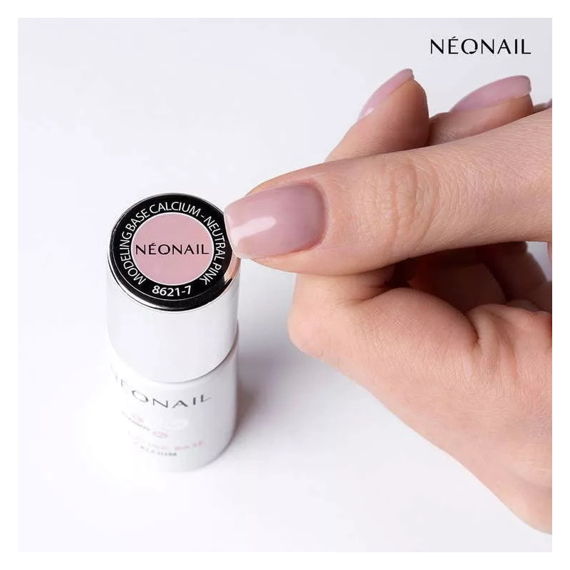 Neutral Pink – Modeling Base Calcium (Base Coat) 7,2 ml Neonail-Base-Double Beauty Shop
