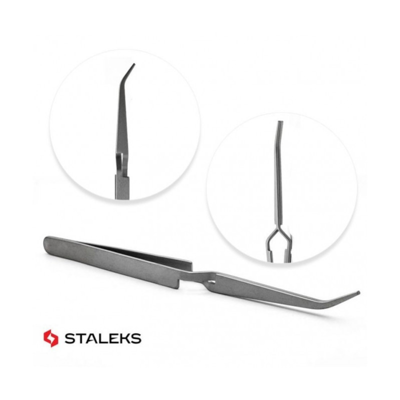 Pinch-Pinzette Reverse TWEEZERS TE-31/2 STALEKS-GEL-Double Beauty Shop