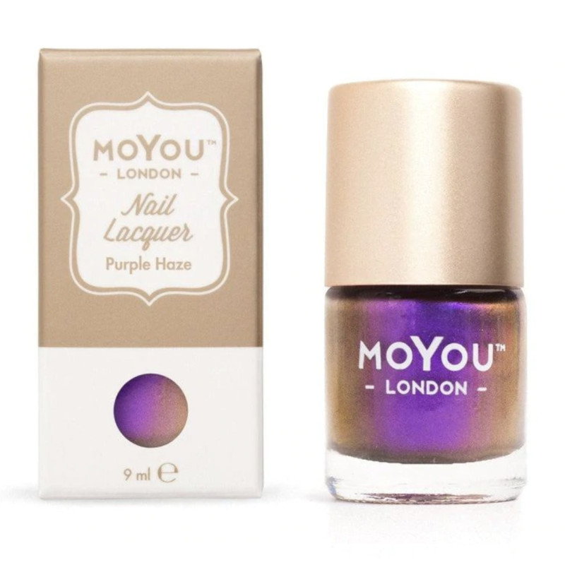 Purple Haze - Stempellack 9ml MoYou LONDON-Metallic Farben-Double Beauty Shop