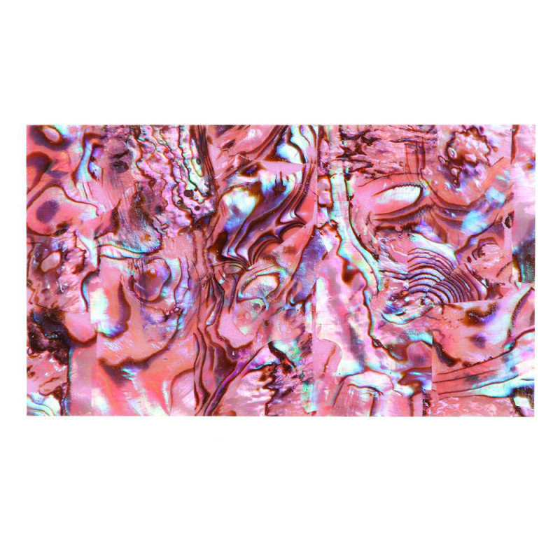 Muschel (seashell) rose 06 — Perlmutt Nailart
