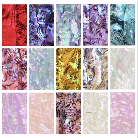 Muschel (seashell) light rose 07 — Perlmutt Nailart