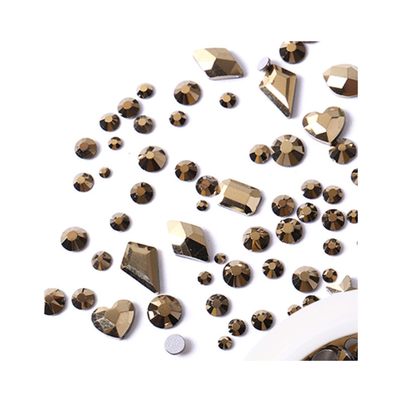 004 Shiny Stone 3D MIX NailArt