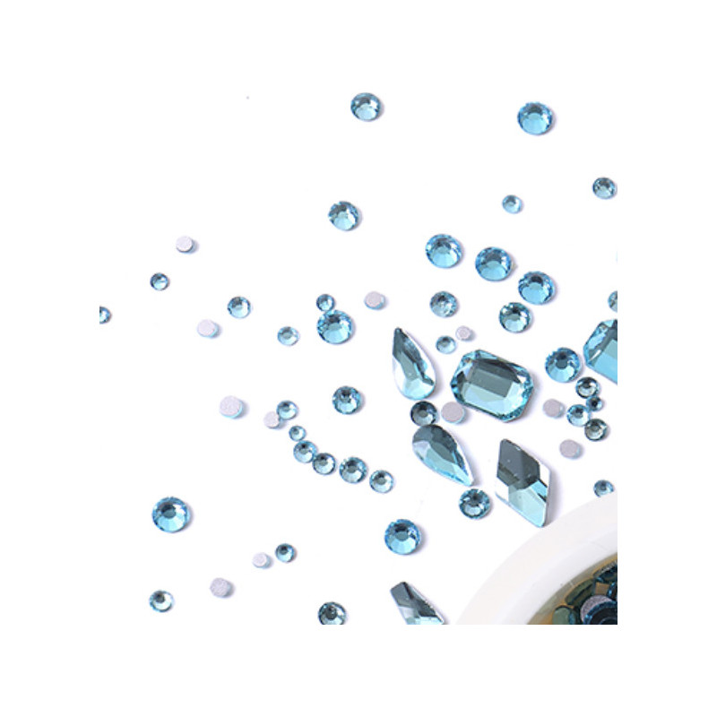 013 Shiny Stone 3D MIX NailArt-ANDERE FORMEN-Double Beauty Shop