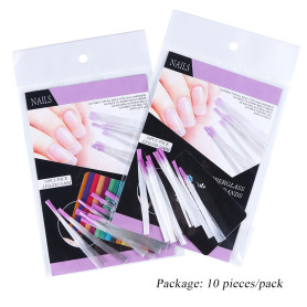 Fiberglas 10 Stück x 5,5 cm NailArt