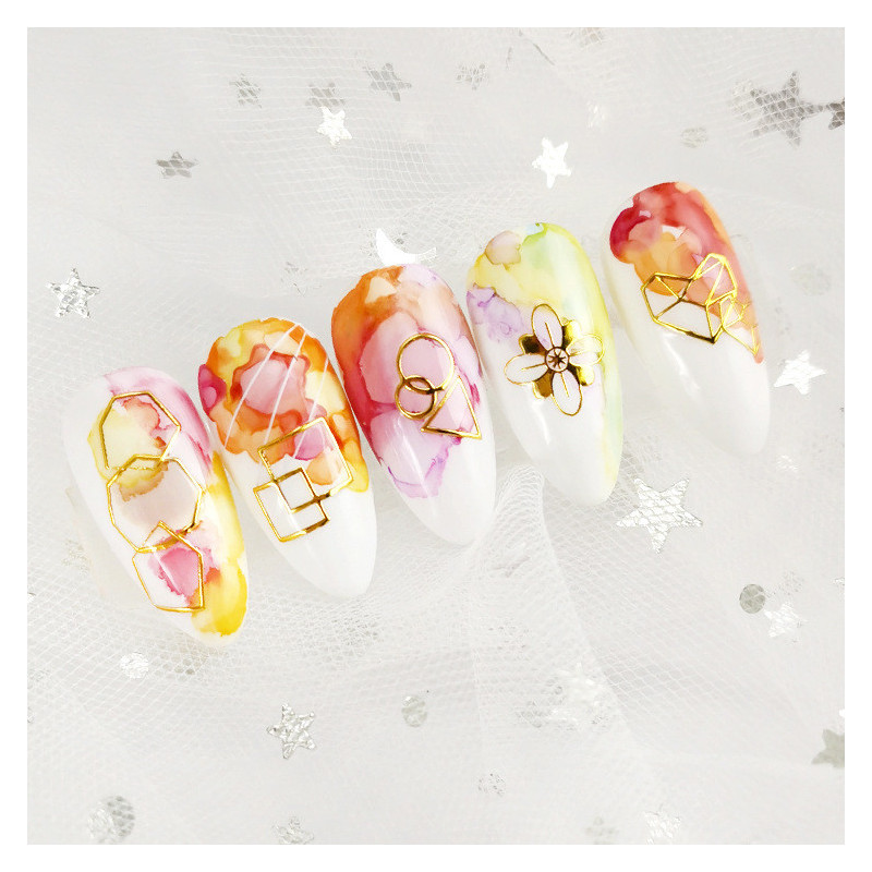 Aufkleber 3d line art 03 gold Nailart-SLIDERS/WRAPS-Double Beauty Shop