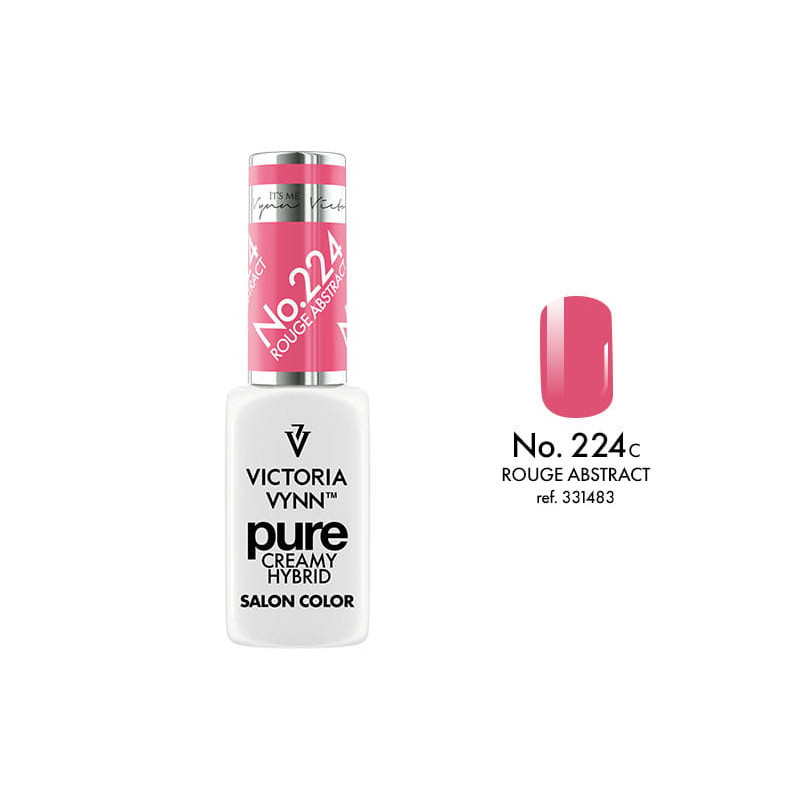 224 Rouge Abstract — Gel polish Pure Creamy 8ml VICTORIA VYNN-Online-Shop-Double Beauty Shop