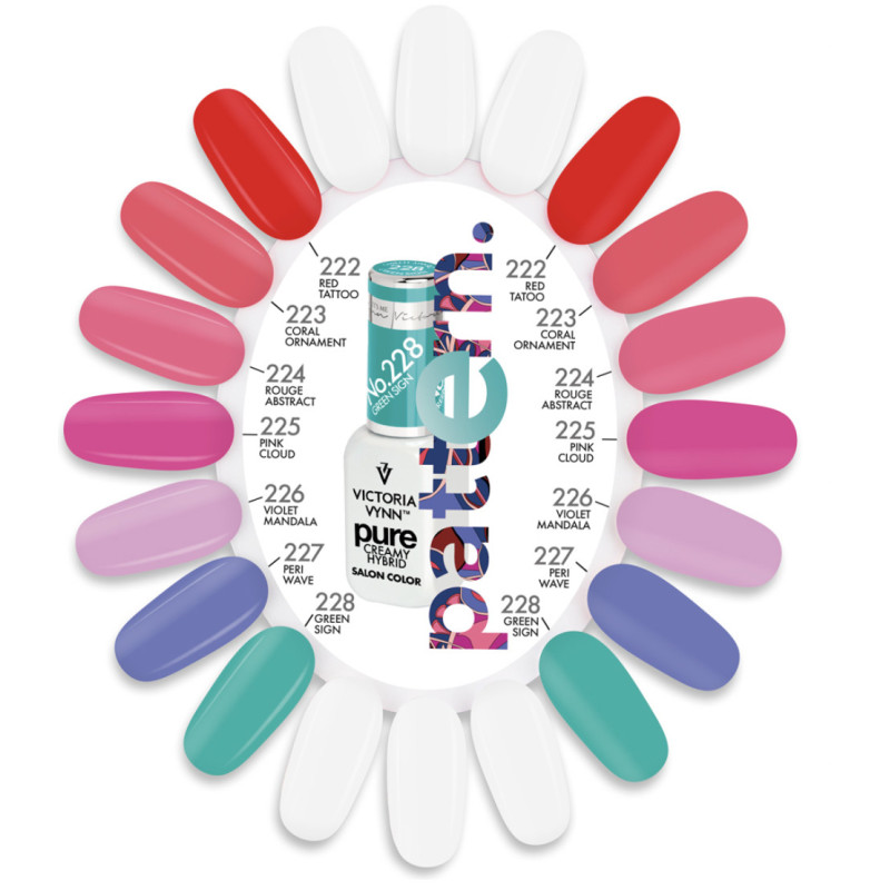 224 Rouge Abstract — Gel polish Pure Creamy 8ml VICTORIA VYNN-Online-Shop-Double Beauty Shop