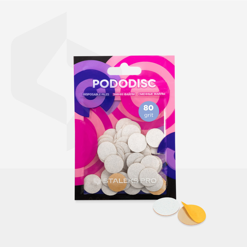 50 x Ersatz Schleifpapier PODODISC S 15mm (PDF-15) STALEKS-PODO DISK-Double Beauty Shop