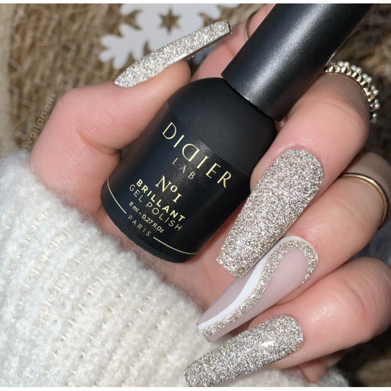 BRILLANT 01 — UV Nagellack 8 ml DIDIER LAB-Online-Shop-Double Beauty Shop