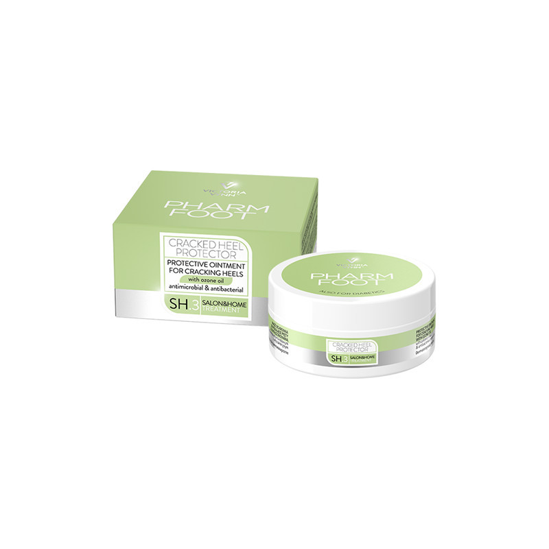 SCHUTZSALBE MIT OZON-ÖL FÜR RISSIGE FERSEN CRACKED HEEL PROTECTOR 75 ml PHARM FOOT VICTORIA VYNN