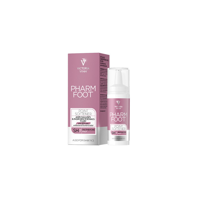 POINT SOFTENER FLÜSSIGKEIT GEGEN SCHWIELEN & EINGEWACHSENE ZEHENNÄGEL 30% Urea 15 ml PHARM FOOT VICTORIA VYNN