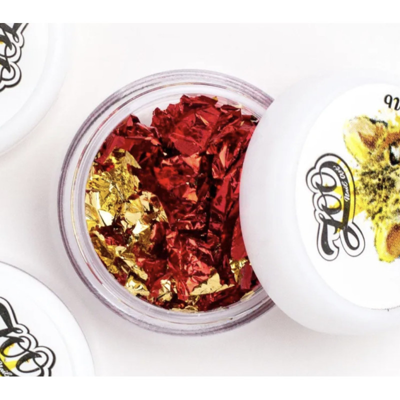 GOLD-ROT - FLAKES ZooNail-FLAKES-Double Beauty Shop