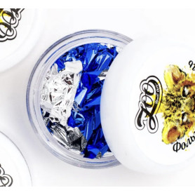 SILVER-BLAU FLAKES ZooNail