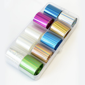 Nailart Folie set 10 pcs FB7
