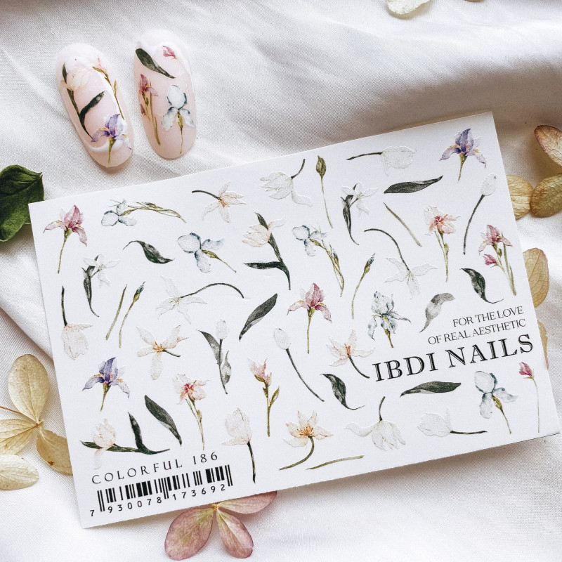 COLORFUL 186 IBDI NAILS-ALLE SLIDER-Double Beauty Shop