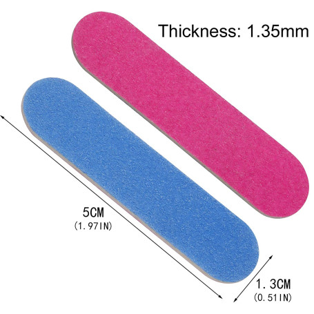 Feile mini für Pediküre 5x1,3cm 100 Stück