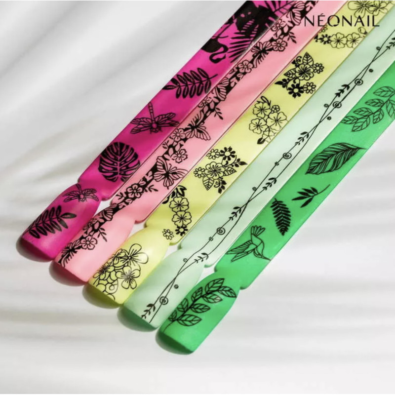 Stamping Schablone 19 Neonail-ALLE SCHABLONEN-Double Beauty Shop