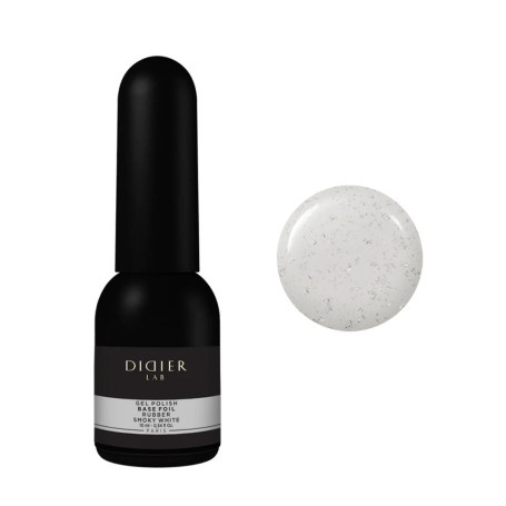 SMOKY WHITE - RUBBER BASE COAT FOIL 10 ml DIDIER LAB