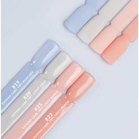 822 JUICY PEACH - UV Nagellack EXTEND BASE CARE 5IN1 7ml Semilac