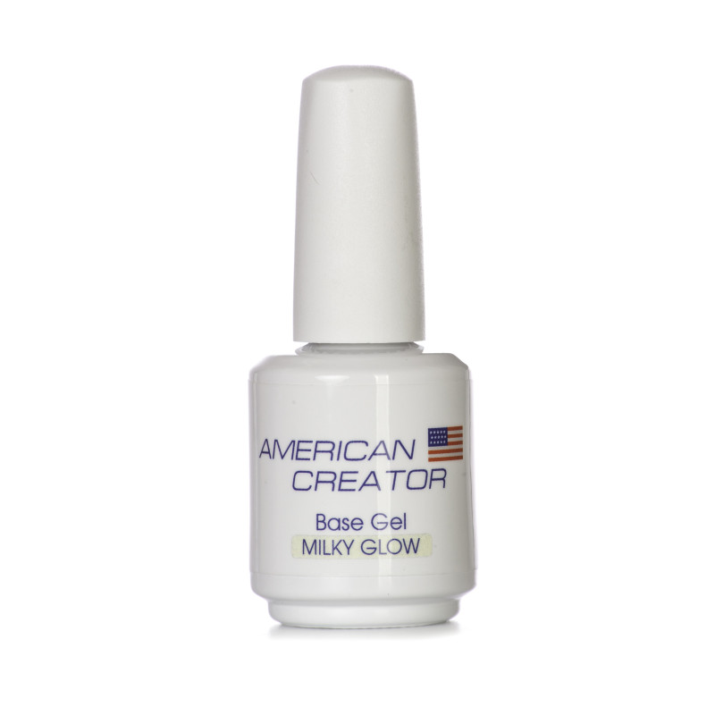 Milky Glow - Base Gel (Cover Base) 15ml AMERICAN CREATOR-GEL IN THE BOTTLE-Double Beauty Shop
