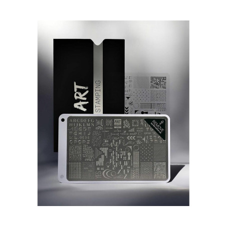 0003 by Davydova Matte stamping schablone + design blatt ART STAMPING