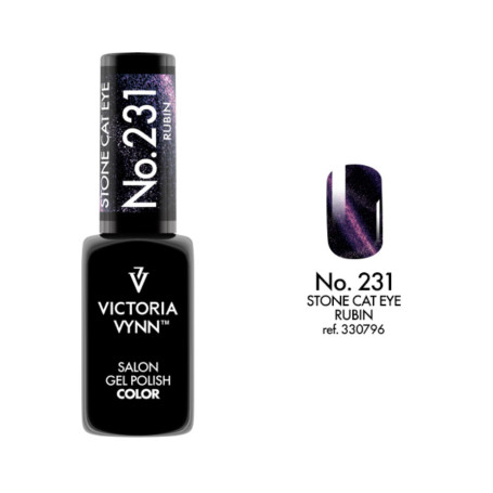 231 Rubin Stone Cat Eye Gel polish 8ml VICTORIA VYNN