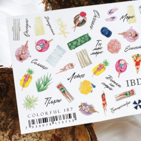 COLORFUL 187 IBDI NAILS