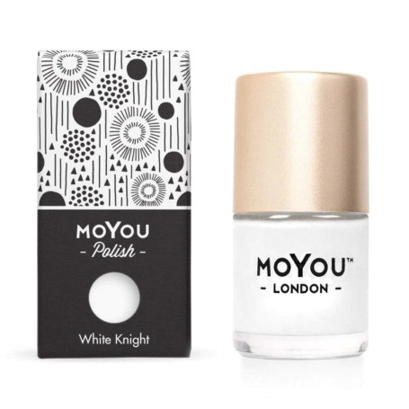 WHITE KNIGHT - Stempellack 9ml MoYou LONDON