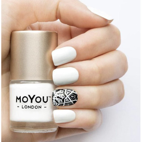 WHITE KNIGHT - Stempellack 9ml MoYou LONDON