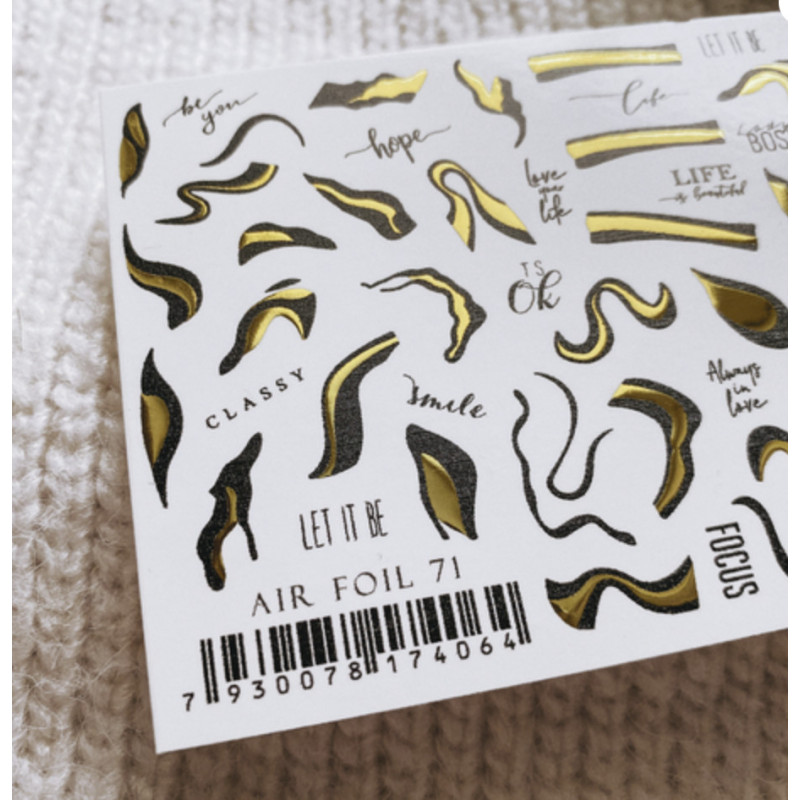 AIR FOIL 71 IBDI NAILS-SLIDERS/WRAPS-Double Beauty Shop