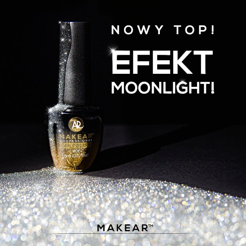 FLASH ON Top Moonlight effect - Top Coat (No Wipe) 8ml MAKEAR-MAKEAR-Double Beauty Shop
