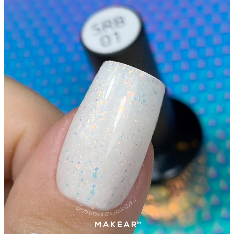 01 Lyra - Sparkling Rubber Base 8ml MAKEAR-MAKEAR-Double Beauty Shop