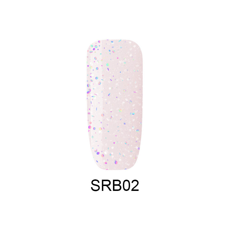 02 Casiopeia - Sparkling Rubber Base 8ml MAKEAR-MAKEAR-Double Beauty Shop