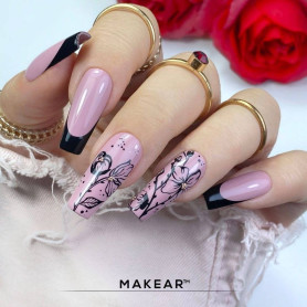 BLACK 02 - Stamping + Paint Gel (no wipe) ProArt 10ml MAKEAR 2