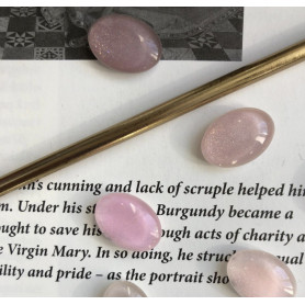 Oval - Swatch display für Nagellack Glas Transparent (10...