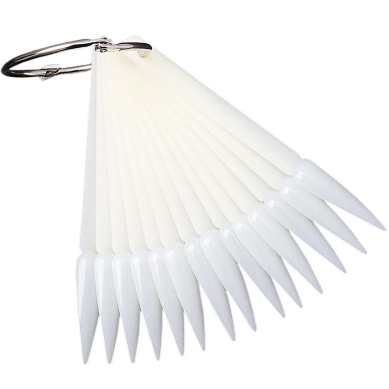 STILETTO PRÄSENTATIONSDISPLAY NATUR 40 Stück-PRÄSENTATIONSTIPS-Double Beauty Shop