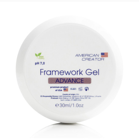 ADVANCE - FRAMEWORK GEL 30ml AMERICAN CREATOR