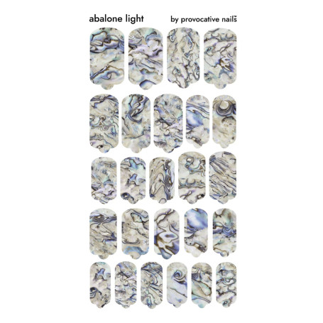 Nagelfolie Abalone Light - Nail Wraps by Provocative Nails