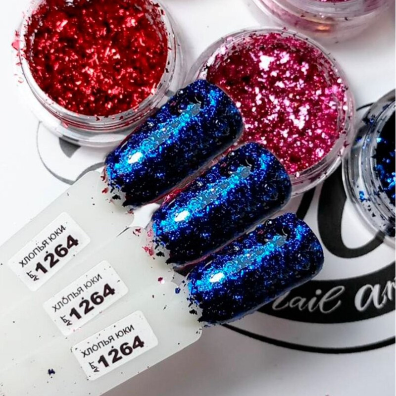 BLAU - PIGMENT FLAKES ZooNail-FLAKES-Double Beauty Shop