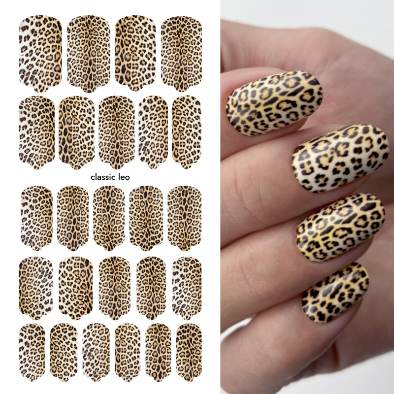 Nagelfolie Classic leo - Nail Wraps by Provocative Nails-NAIL WRAPS SELBSTKLEBEND-Double Beauty Shop