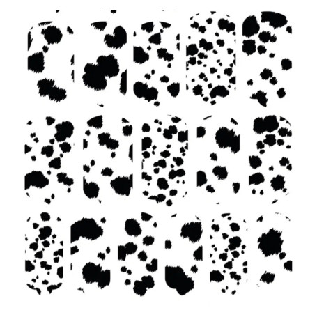 Nagelfolie Cruella's cow - Nail Wraps by Provocative Nails