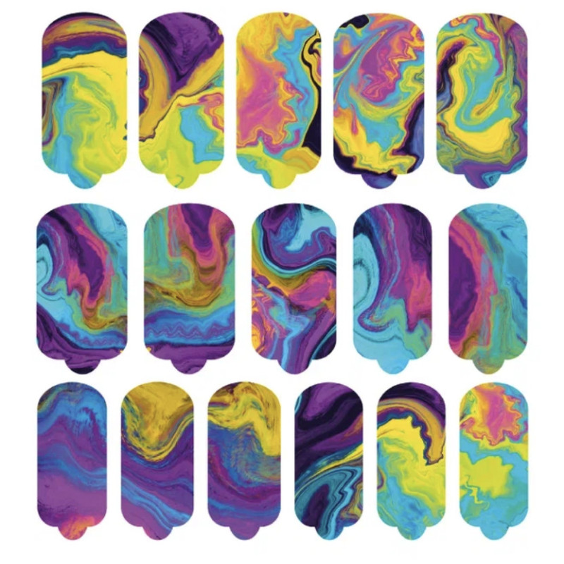 Nagelfolie Fluide art - Nail Wraps by Provocative Nails-NAIL WRAPS SELBSTKLEBEND-Double Beauty Shop