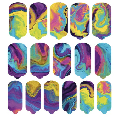 Nagelfolie Fluide art - Nail Wraps by Provocative Nails