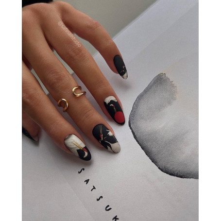 Nagelfolie Kushiro - Nail Wraps by provocative nails & safinailstudio