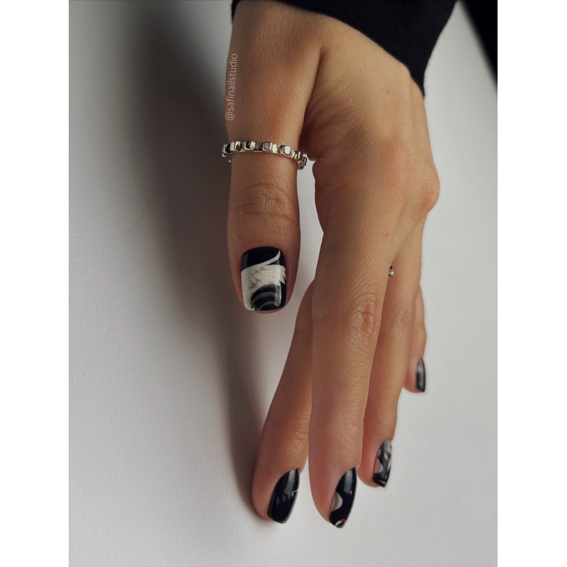 Nagelfolie Kushiro - Nail Wraps by provocative nails & safinailstudio-NAIL WRAPS SELBSTKLEBEND-Double Beauty Shop