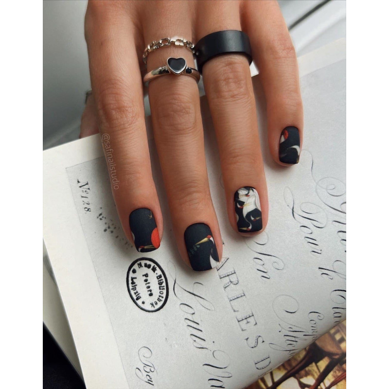 Nagelfolie Kushiro - Nail Wraps by provocative nails & safinailstudio-NAIL WRAPS SELBSTKLEBEND-Double Beauty Shop