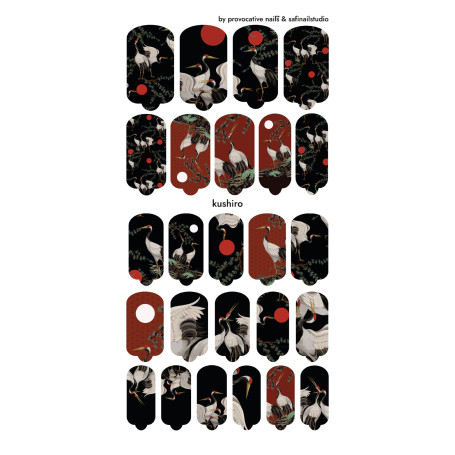 Nagelfolie Kushiro - Nail Wraps by provocative nails & safinailstudio